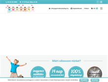Tablet Screenshot of gyermekruhashop.hu